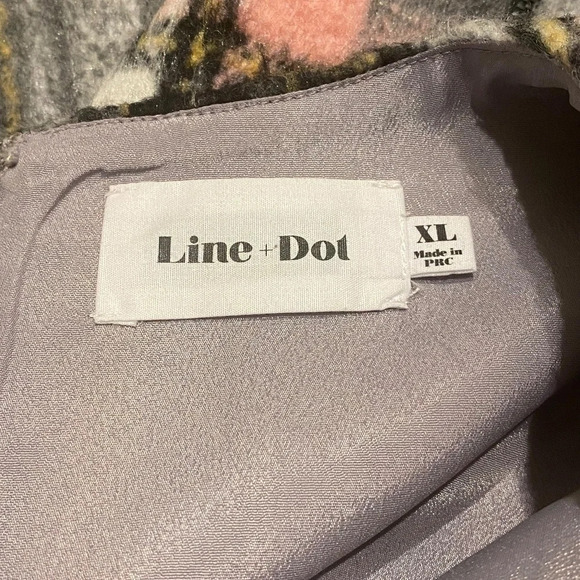 Anthropologie Line & Dot Frontier Plaid Short Sleeve Mini Dress - Picture 8 of 12